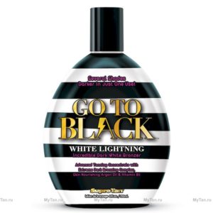 Brace yourself with Go To Black White Lightning, Get instant tanning satisfaction. Tanning Concentrate, with Tyrosine, Carrot Oil and a powerful blend of dark tanning bronzers will take you several shades darker in just one tanning session. Buy online or visit BeautyBelievable Bishops Stortford. 01279 506670.
