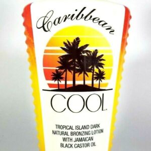 Caribbean Cool - Tropical Island Dark Natural Bronzing Lotion with Jamaican Black Castor Oil. Buy online, collect instore