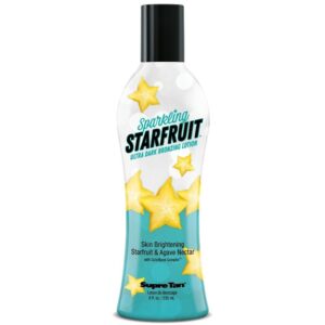 Sparkling Starfruit - ultra dark natural brozing lotion brings life to dry, dull skin with added moisturiser and hydration.