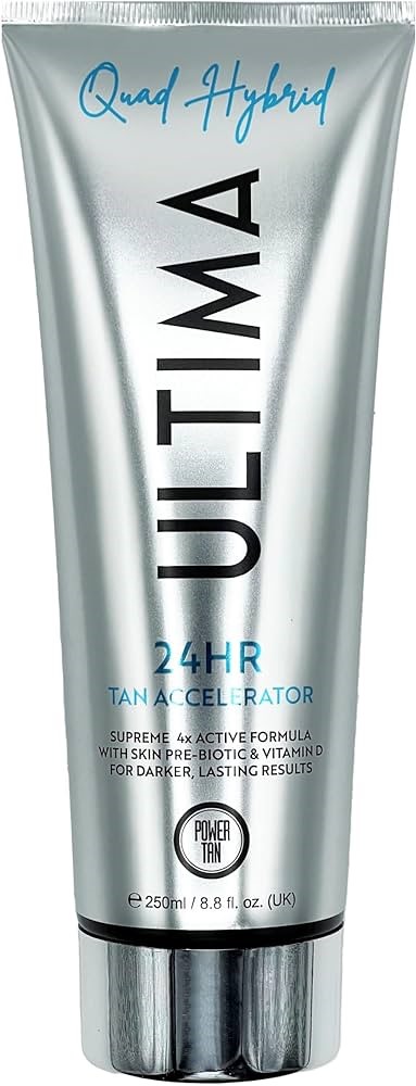 Ultima Quad Hybrid Accelerator Cream a potent blend that offers unparalleled tanning results. Buy online or in shop. Bishops Stortford